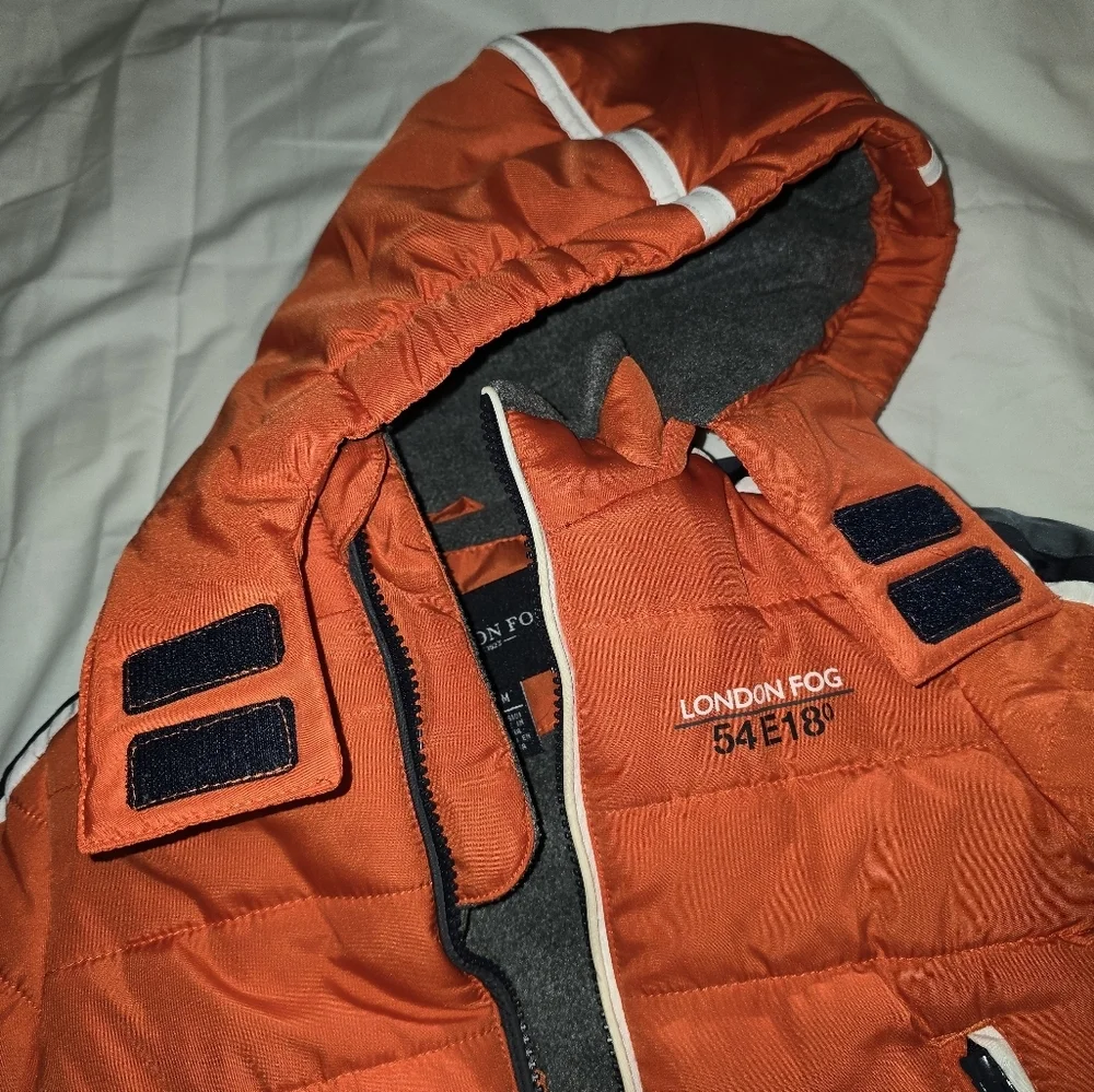 London Fog Zip front with snaps